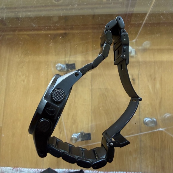 Nixon The Unit Stainless Steel Black and Green Digital Watch - Picture 4 of 4